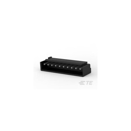 Te Connectivity 10P EP SHRD HDR ASMY  BLACK 1-1744490-0